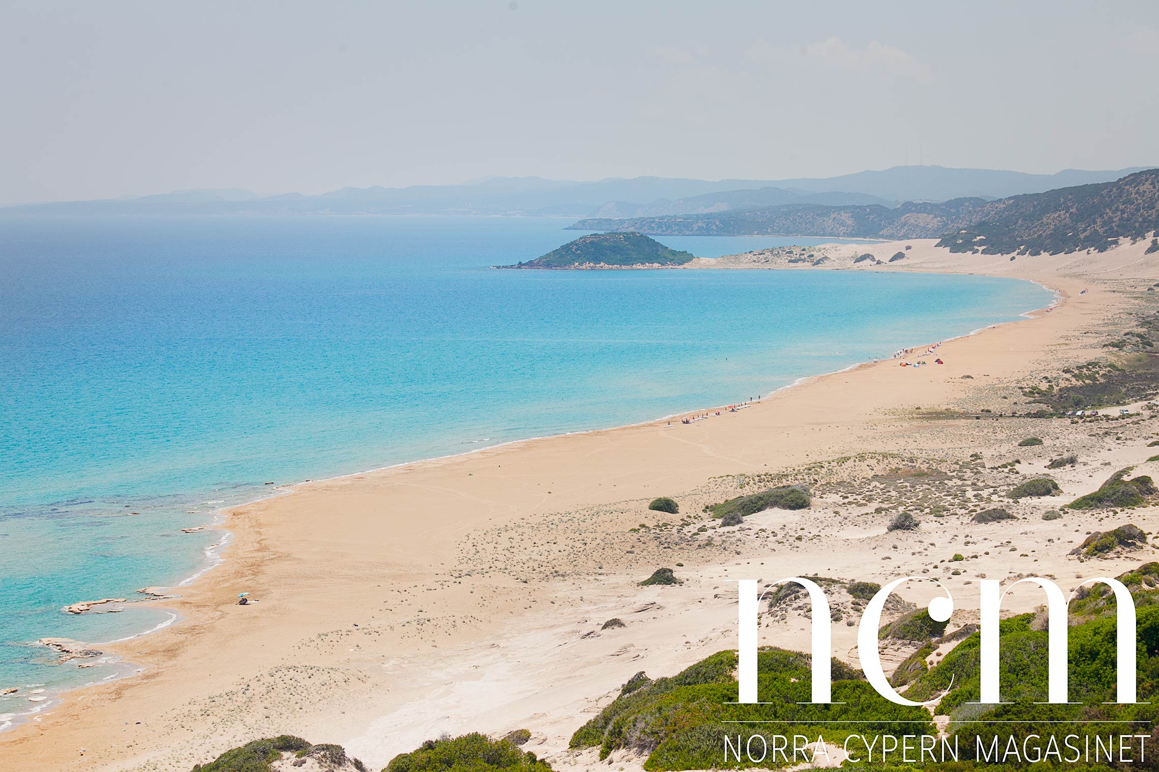 Golden Beach i Karpaz, Norra Cypern, är världkänd