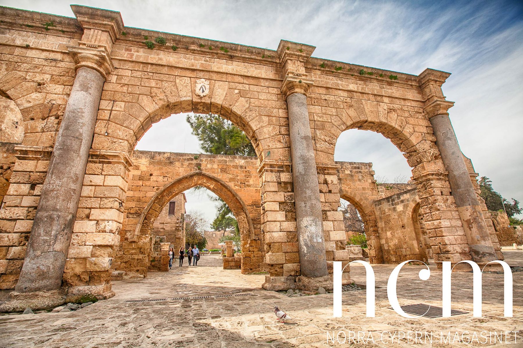 Mycket historia innanför murarna i Famagusta Norra Cypern
