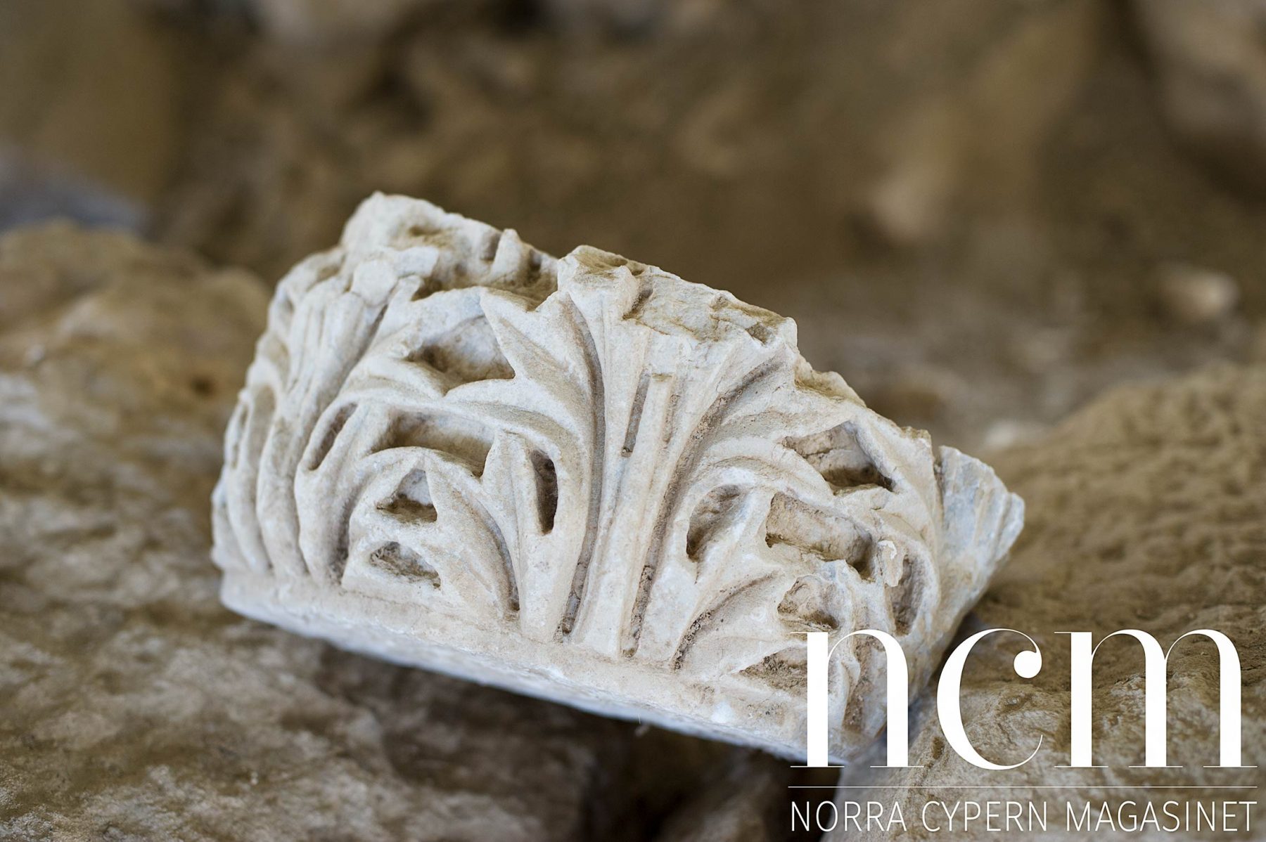 väl bevarade föremål i marmor vid soli på norra cypern